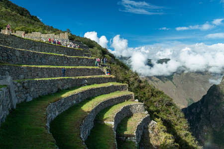 Machu Picchu, known as the lost city of the Incas, Peru on October 10, 2014.