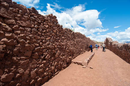 Pikillaqta Archaeological Park, Lucre, Quispicanchi Province, Cusco Department, Peru on October 7, 2014.のeditorial素材