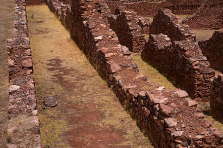 Pikillaqta Archaeological Park, Lucre, Quispicanchi Province, Cusco Department, Peru on October 7, 2014.のeditorial素材