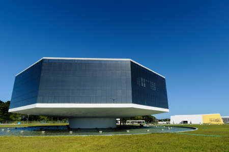 Facade of the science, culture and arts station in Joao Pessoa, Paraiba, Brazil on April 17, 2007.のeditorial素材