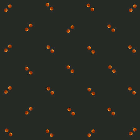 Colorful fruit pattern of fresh pumpkins on brown background. Top view. Flat lay. Pop art designの写真素材