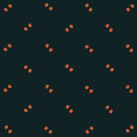 Colorful fruit pattern of fresh red apples on dark green background. Top view. Flat lay. Pop art design, creative summer conceptの写真素材