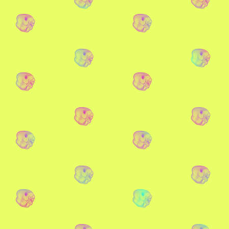 Paprika pattern in vibrant gradient holographic neon colors. Concept art. Minimal surrealism backgroundの写真素材