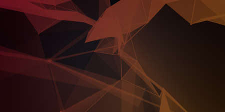 Abstract beautiful geometric background. Abstract plexus futuristic, polygonal space with a dark background. Plexus fantasy. Abstract technologyの写真素材
