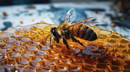 Women's Day creative background with number 8 made of petals. Created with Generative AI technologyの素材