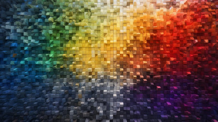 Waves of Oscillation. Created with Generative AI technologyの素材