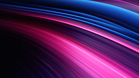 A vibrant and colorful abstract background in shades of purple and blue. Created with Generative AI technologyの素材