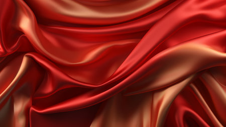 Silk texture background, ai generation. Created with Generative AI technologyの素材
