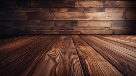 A background of old wooden planks. Created with Generative AI. Created with Generative AI technologyの素材