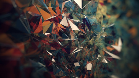 Beautiful, elegant, abstract background with metal and the texture of stone, marble and granite. 3d illustration, 3d rendering. Created with Generative AI technologyの素材