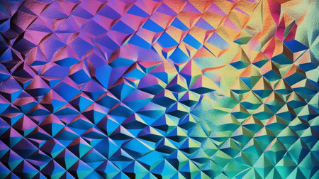 A vibrant and colorful abstract painting. Created with Generative AI technologyの素材