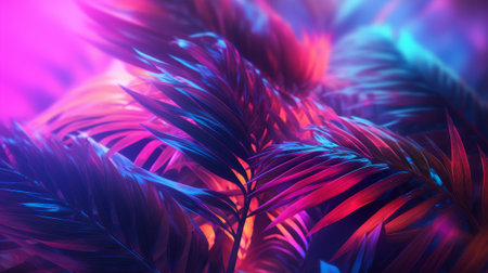 A close-up shot of a beautiful plant with a dreamy, blurred backgroundの素材