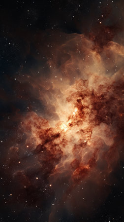 An image of a very large star in the skyの素材