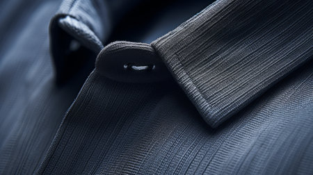 Close up of dark Mens shirtの素材