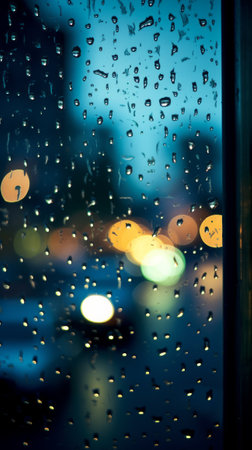Rain Drops on a Windowの素材
