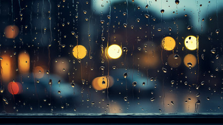 Rain Drops on a Windowの素材