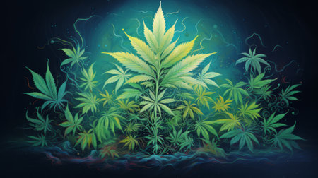 Marijuana backgroundの素材