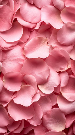 Soft Pink Rose Petals Texture - Floral Natural Backgroundの素材