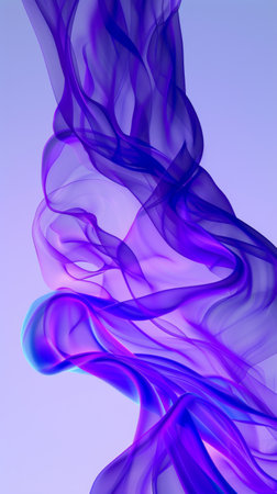 Abstract purple and blue smoke designの素材