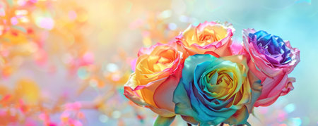 Close-Up of Colorful Flowersの素材