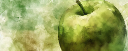 Verdant Apple on Textured Greenの素材