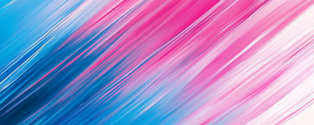 Abstract digital painting in pink and blue hues, dynamic energy and motionの素材