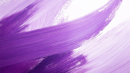 Purple brushstrokes on canvas, abstract art conceptの素材