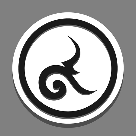 Number nine in thai fontのイラスト素材