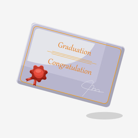 Certificate design over white background, vector illustration eps10.のイラスト素材