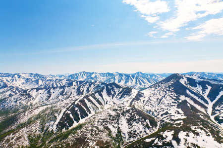 Beautiful view on mountainsの写真素材