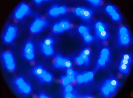 Blue lightsの写真素材