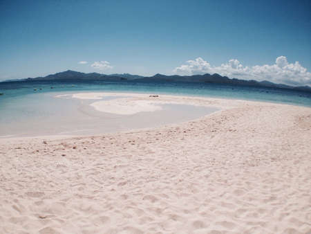 White sand beachの素材