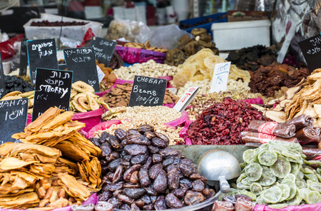 Food Stall at Market in Israelのeditorial素材