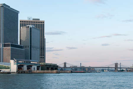 Shot from the ferry to Staten Islandのeditorial素材