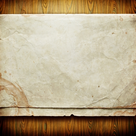 Vintage background with old paper and lettersの写真素材