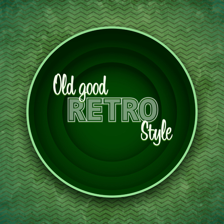 Retro postcard background with space for message. Vector illustration Eps 10.のイラスト素材