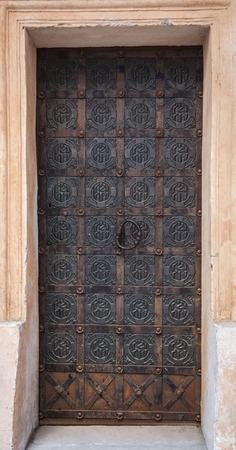 Old door in classic styleの写真素材