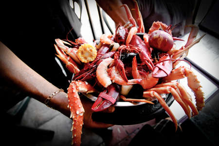 Seafood Platter New Orleans Style