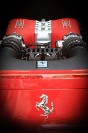 Chicago, USA - September 9 : Ferrari Fest 2012 held in Chicago, Ill. on September 9, 2012. Detailed...