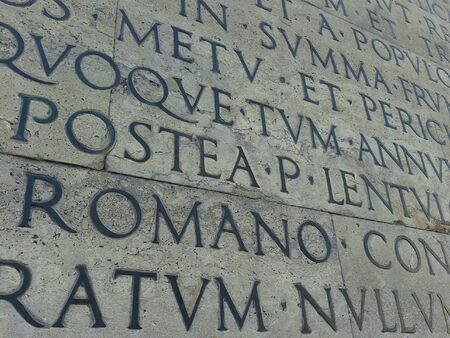 Old inscriptions in Romeの素材