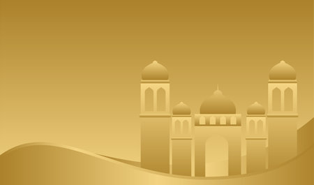 Islamic Background design for Ramadan Kareem and Eid Mubarak or Eid Al Adhaのイラスト素材