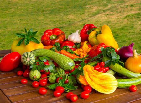 Summer vegetablesの写真素材
