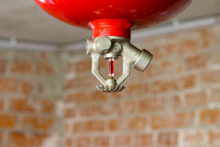 EXTINGUISHER FIRE SPRINKLER HEADの写真素材