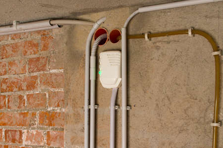 GAS LEAK DETECTOR IN THE BOILER ROOM