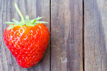 close-up of berries on a wooden backgroundの写真素材
