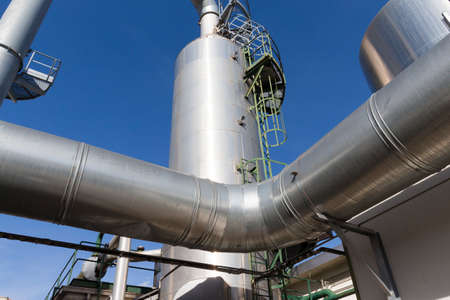 air ducts in an air conditioning systemの写真素材