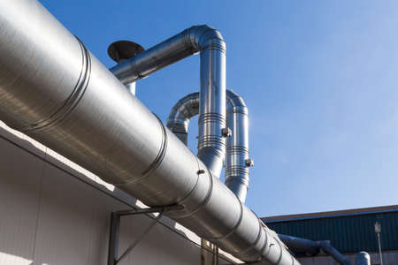 air ducts in an air conditioning system