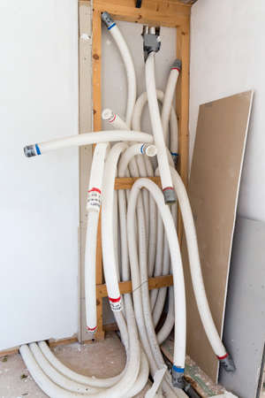 Pipes for mechanical ventilation systemの写真素材