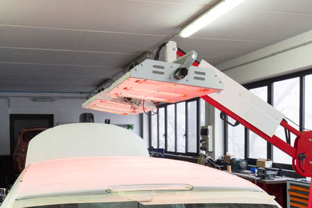 mechanical workshop for auto body repairの写真素材