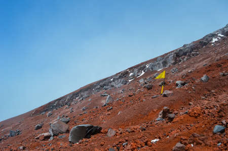 Cotopaxi volcano danger area, in Ecuador, south americaの写真素材